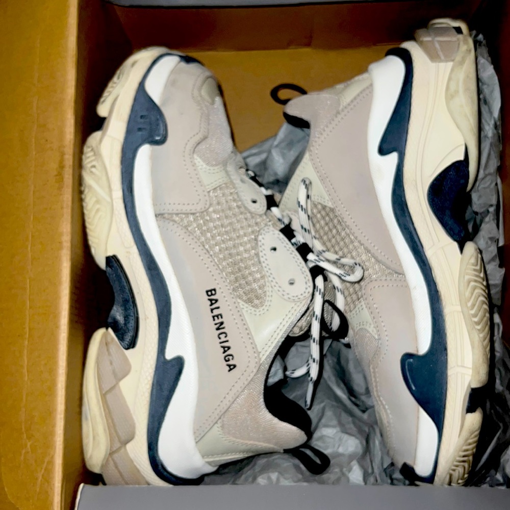 Balenciaga double foam mesh sneakers